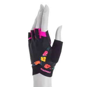 MadMax Flower Power rukavice MFG770 černé - M