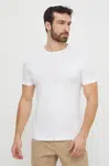 Bavlněné tričko Calvin Klein bílá barva, K10K112229