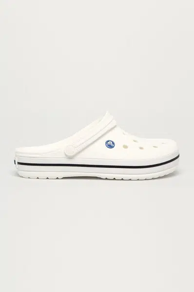 Pantofle Crocs Crocband pánské, bílá barva, 11016