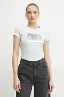 Bavlněné tričko Armani Exchange modrá barva, 8NYTDL YJ73Z