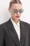 Sluneční brýle Saint Laurent MICA THIN dámské, béžová barva, SL 737