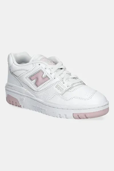 Kožené tenisky New Balance BBW550VC bílá barva, BBW550VC