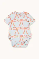 Bavlněné kojenecké body Tinycottons BOWS BODY SS25-028