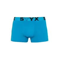 Styx Pánské boxerky sportovní guma světle modré (G969) L