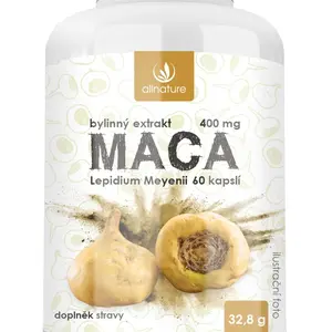 Allnature Maca bylinný extrakt 60 kapslí