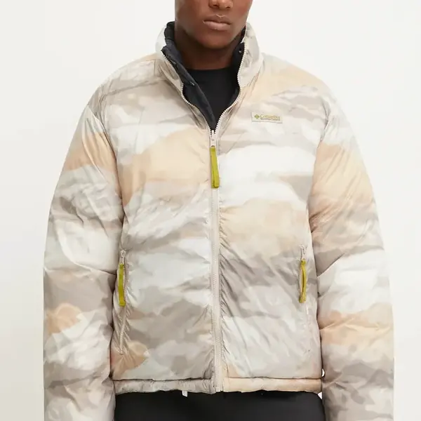 Oboustranná bunda Columbia Wallowa Reversible pánská, černá barva, zimní, 2090721