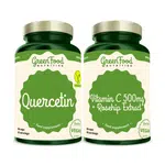GreenFood Nutrition Quercetin + Vitamin C 500 mg dvojbalení 90+60 kapslí