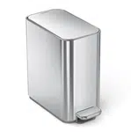 Simplehuman Slim Step Can pedálový odpadkový koš 5 l nerez ocel