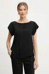 Halenka Silvian Heach DACEBI dámská, černá barva, hladká, GPP25162BL