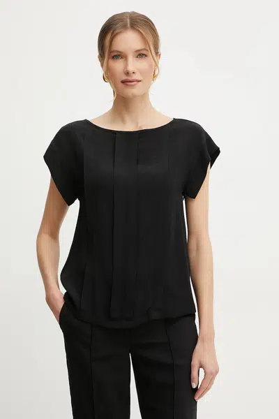 Halenka Silvian Heach DACEBI dámská, černá barva, hladká, GPP25162BL