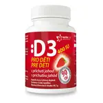 Nutricius Vitamín D3 400 IU pro děti s příchutí jahod 90 tablet