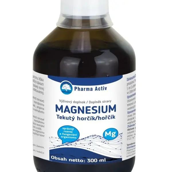 Pharma Activ Tekutý hořčík + vitamín C 300 ml