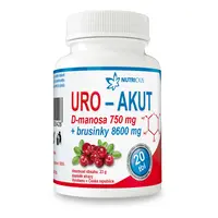Nutricius URO-AKUT Manosa 750 mg + Brusinky 8600 mg 20 tablet