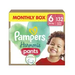 Pampers Harmonie vel. 6 15+ kg kalhotkové plenky 132 ks