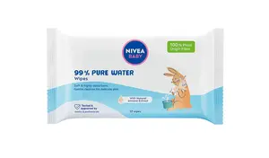 Nivea baby 99% Pure Water čisticí ubrousky 57 ks