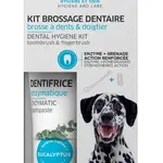 Francodex Dental Kit zubní pasta a kartáček pro psy 70 g