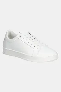 Kožené sneakers boty Calvin Klein LOW TOP LACE UP WOVEN