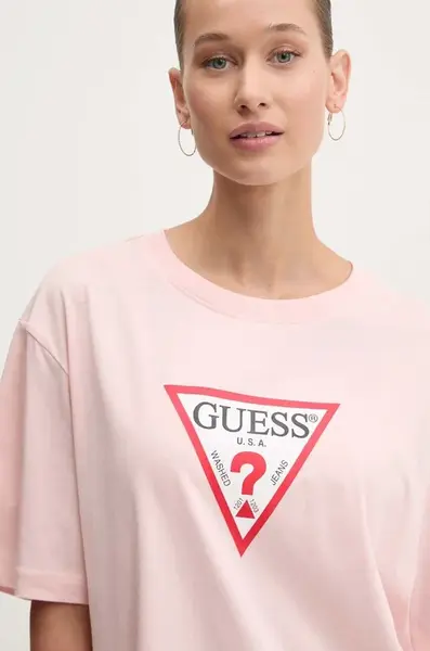 Bavlněné tričko Guess Jeans