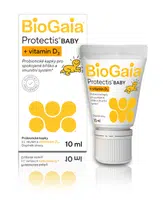 Biogaia Protectis Baby + vitamin D3 Probiotické kapky 10 ml