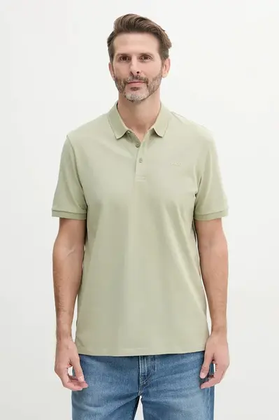 Bavlněné polo tričko HUGO Donos222