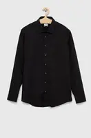 Košile Seidensticker černá barva, regular, s klasickým límcem, 01.653760