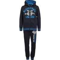 Lewro YAMIN Chlapecká tepláková souprava, černá, velikost 128-134