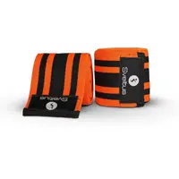 SVELTUS KNEE PROTECTION BAND Bandáže kolen, oranžová, velikost