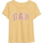 GAP V-HS LOGO Dětské tričko, žlutá, velikost