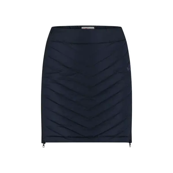 KARI TRAA EVA Dámská zateplená sukně, tmavě modrá, velikost