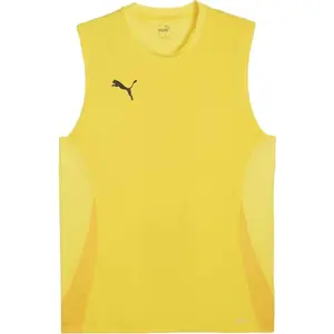 Puma TEAMGOAL SLEEVELESS JERSEY Pánské sportovní tílko, žlutá, velikost