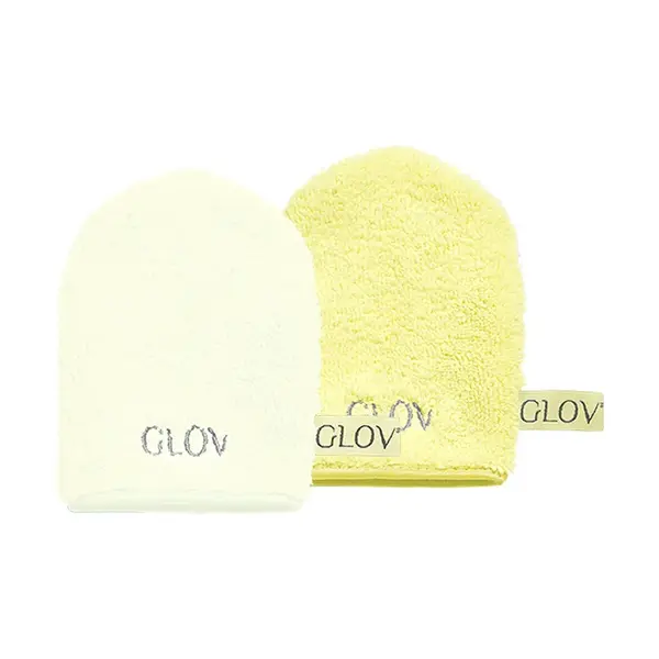 Rukavice na odličování a čištění obličeje pouze pomocí vody GLOV ICONIC MITT 2-pack béžová barva