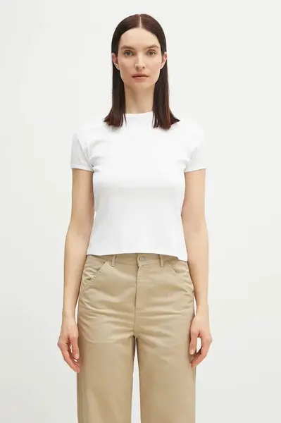 Bavlněné tričko Coperni Crystal Logo