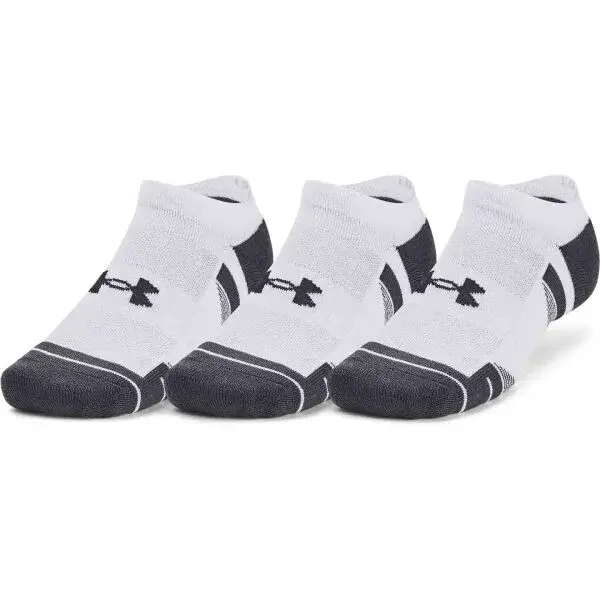Under Armour PERFORMANCE TECH 3PK NS Unisexové ponožky, bílá, velikost M