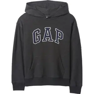 GAP HERITAGE LOGO Chlapecká mikina, tmavě šedá, velikost