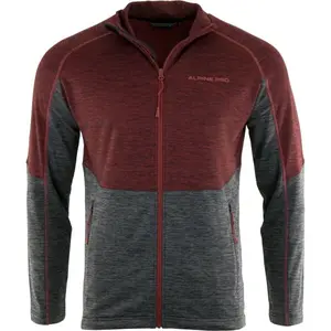 ALPINE PRO MIETEN Pánská mikina, červená, velikost