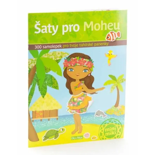 ELLA & MAX ŠATY PRO MOHEU Kniha samolepek, mix, velikost