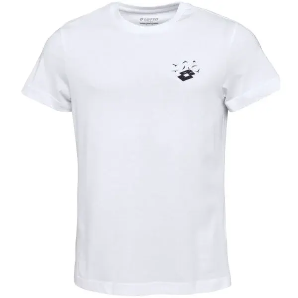 Lotto LOGO FLY TEE Pánské triko, bílá, velikost