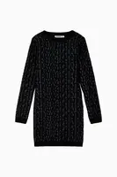 Dívčí šaty Patrizia Pepe K210 tmavomodrá barva, mini, 7A0603