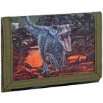 Oxybag JURASSIC WORLD Dětská peněženka, tmavě zelená, velikost