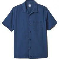 GAP SS SEERSUCKER Chlapecká košile, tmavě modrá, velikost