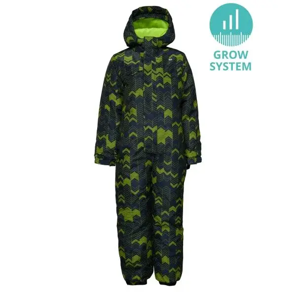 LOAP CUVEN GROW SYSTEM Rostoucí dětská lyžařská kombinéza, tmavě modrá, velikost