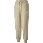 Puma POWER COLORBLOCK PANTS FL BIE Dámské tepláky, béžová, velikost