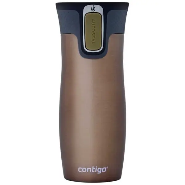 Contigo WEST LOOP 470 ML Termolahev, hnědá, velikost 470 ML