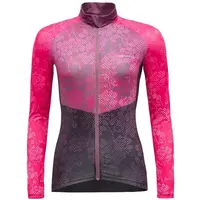 Klimatex MOONA1 Dámský cyklodres s dlouhým rukávem, růžová, velikost
