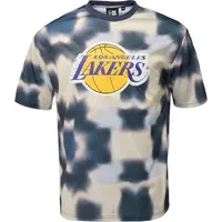 New Era LA LAKERS NBA ALL OVER PRINT Pánské triko, tmavě modrá, velikost