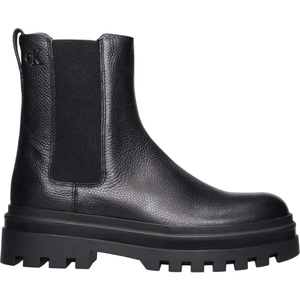Calvin Klein LUGGED CHELSEA BOOT HIGH LTH Pánska členková obuv, čierna, veľkosť