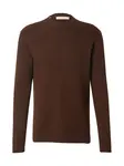 SELECTED Sveter 'SLHDANE'  tmavohnedá
