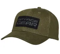 Savage gear šiltovka badge baseball cap green