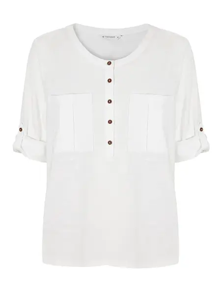 TATUUM Blúzka  šedobiela