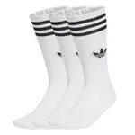 ADIDAS ORIGINALS Ponožky '3-Stripes High Crew 3 Pairs'  čierna / biela
